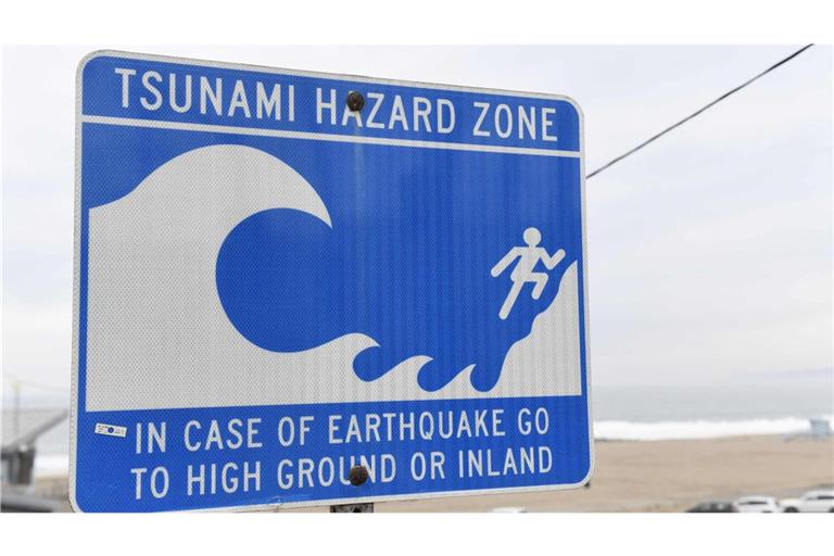 In Teilen des Pazifik-Raums herrschen Tsunami-Warnungen. (Symbolfoto)