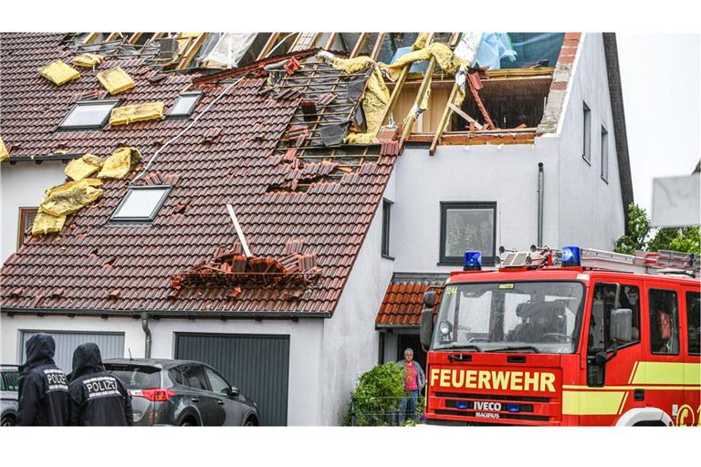 In Ulm wütete ein schweres Unwetter – und möglicherweise sogar ein Tornado.