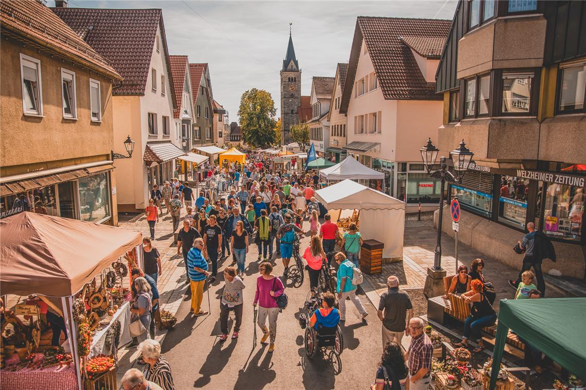 In Welzheim findet der Holz- und Bauernmarkt statt. Foto: Stadtverwaltung Welzheim