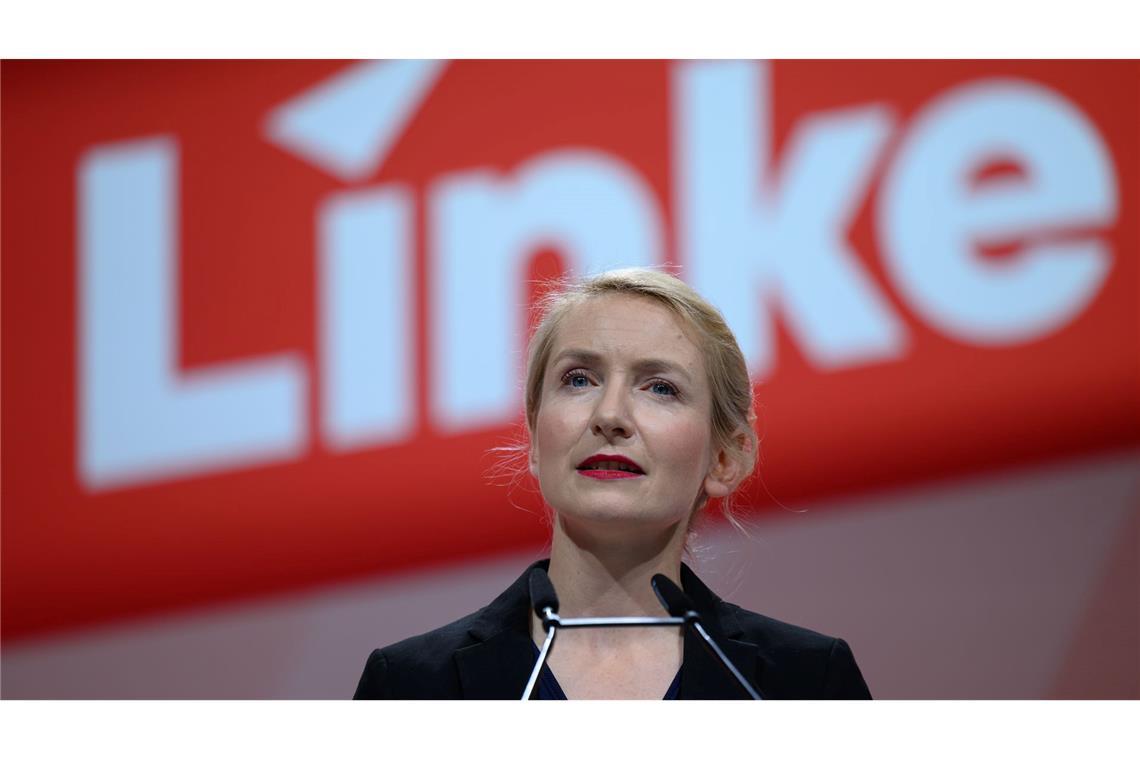 Ines Schwerdtner bewirbt sich beim Potsdamer Parteitag erneut um einen Platz in der Doppelspitze. (Archivbild)
