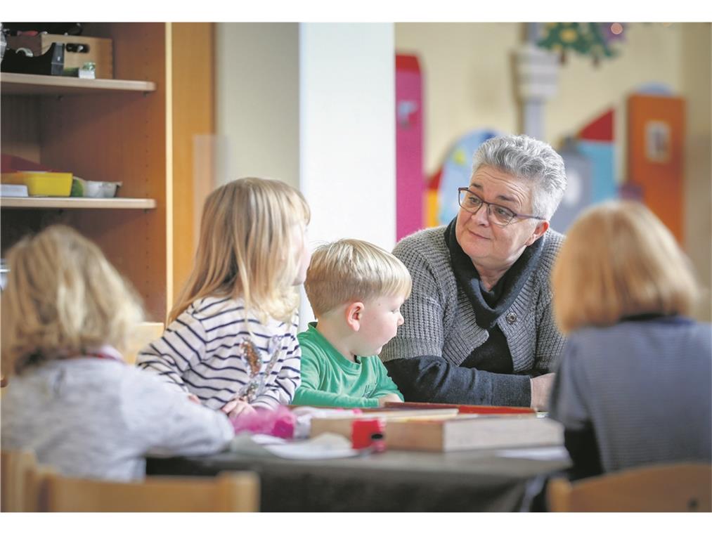 Ingeborg Kaufmann, Leiterin des Kindergartens Kunterbunt in Althütte, ist für sechs Monate freigestellt, um den künftigen Kindergartenalltag besser zu gestalten. Foto: A. Becher