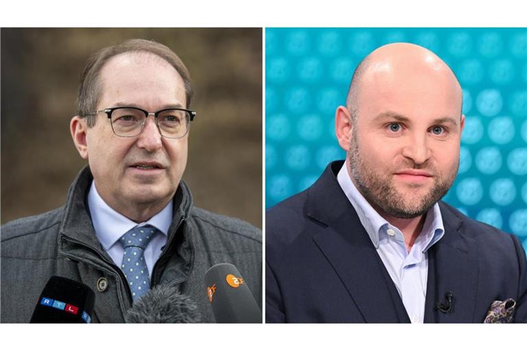 Innenminister Alexander Dobrindt (CSU, links) und AfD-Fraktionsvize Markus Frohnmaier.
