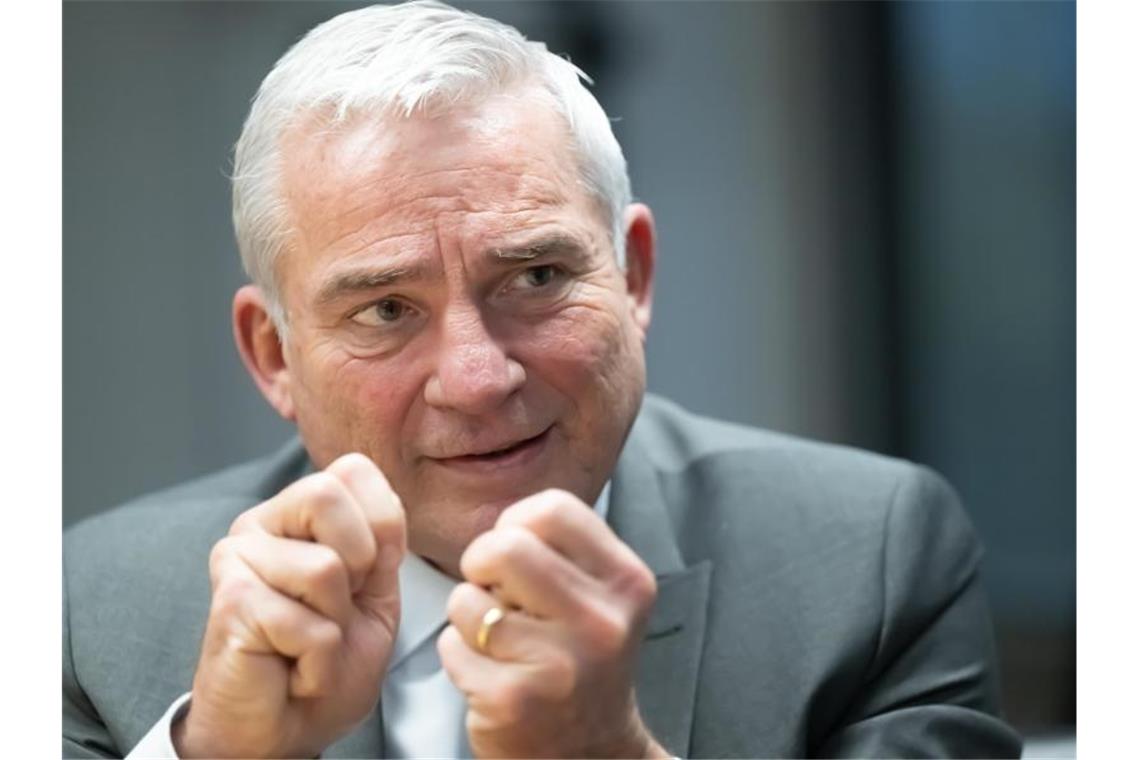 Innenministerium: Baden-Württemberg wird immer sicherer Innenminister Thomas Strobl (CDU). Foto: Bernd Weißbrod/dpa/Archivbild