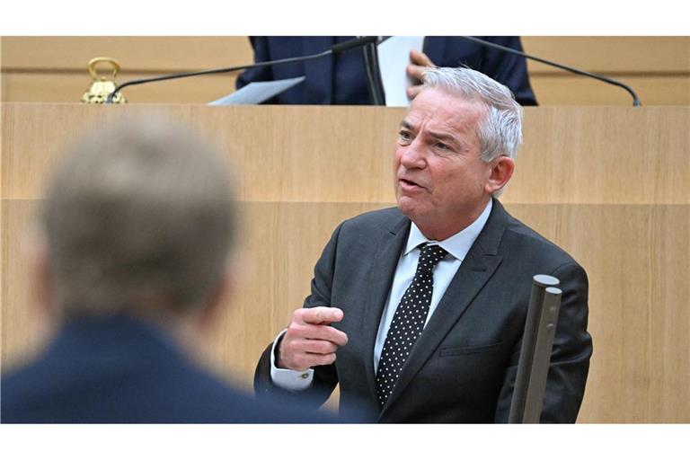 Innenminister Thomas Strobl warnt vor Desinformationskampagnen. (Archivbild)