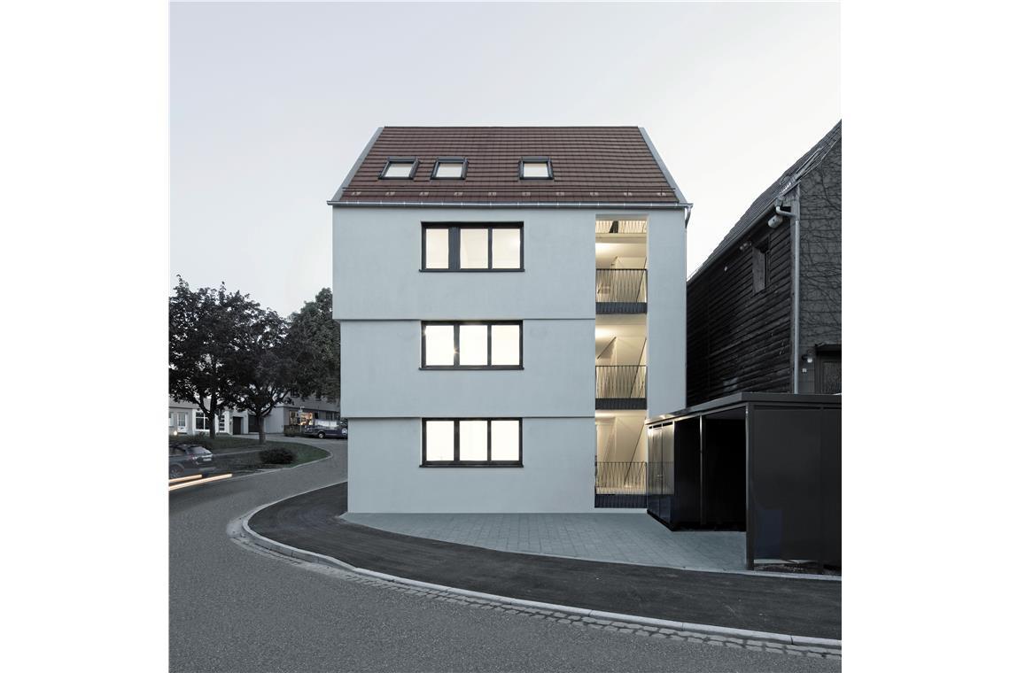Innerstädtische Nachverdichtung – geförderter Wohnungsbau, Winnenden. Architektu...