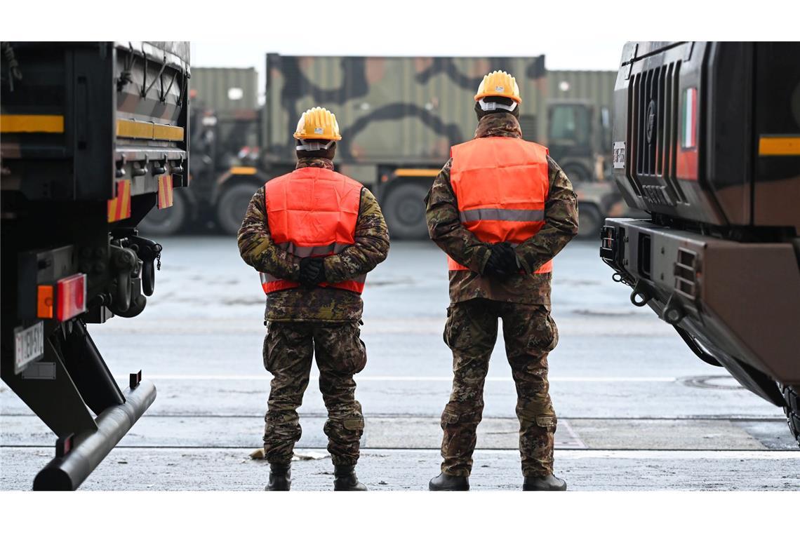 Insgesamt sind elf Nato-Länder an dem Manöver beteiligt.