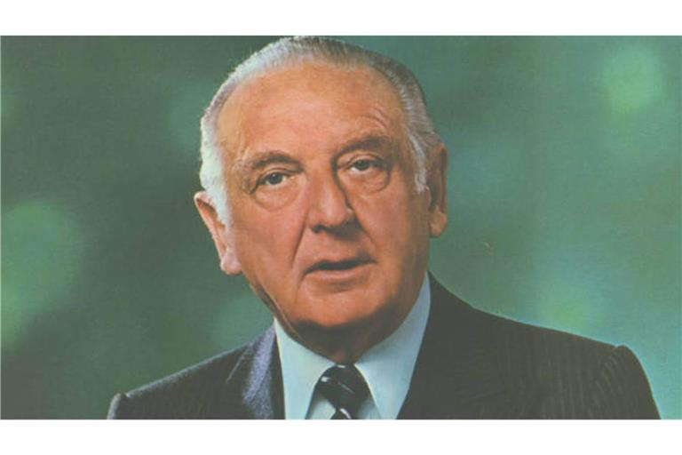 Institutsgründer Prof. Dr.-Ing. Eduard Pestel (CDU).