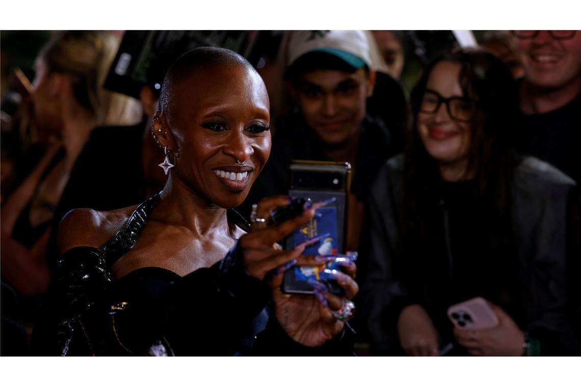 Interview-Sequenzen von Cynthia Erivo und Ariana Grande gingen zur Freude vieler Fans in den sozialen Medien viral (Archivbild).