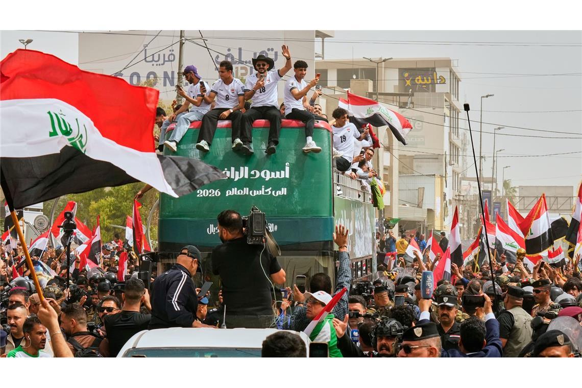 Irak feiert WM-Qualifikation 2026 mit Fan-Zug