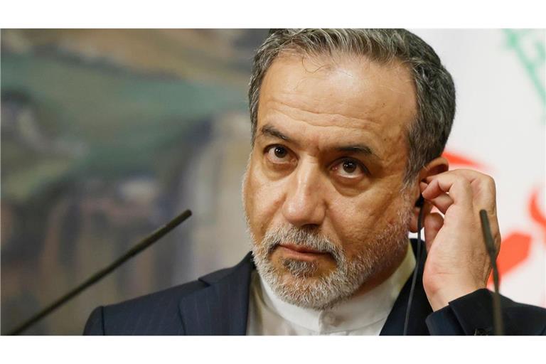 Irans Außenminister Abbas Araghtschi (Archivfoto).