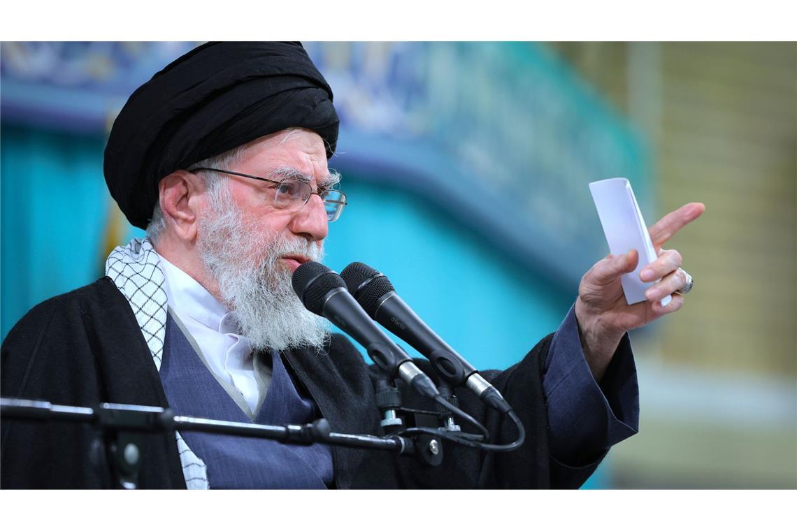 Irans oberster Führer Ajatollah Ali Chamenei hatte Trump als "Verbrecher" bezeichnet. (Archivbild)