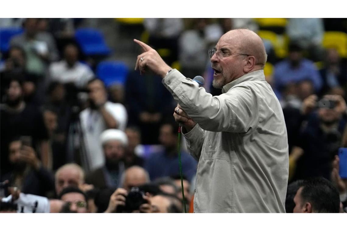 Irans Parlamentspräsident Ghalibaf reagiert gelassen auf die neuen US-Maßnahmen. (Archivbild)