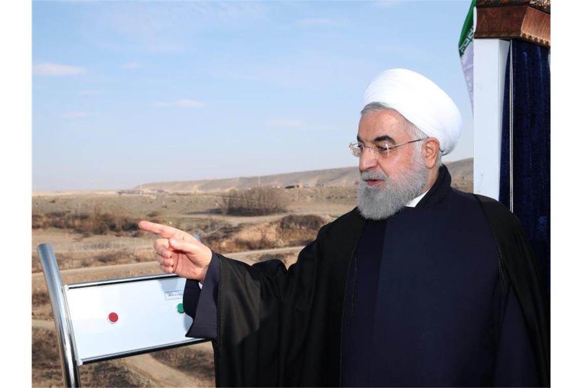 Atomabkommen mit Teheran droht endgültiges Aus Irans Präsident Hassan Ruhani. Foto: Iranian Presidency/dpa