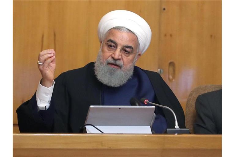 Irans Präsident Hassan Ruhani hatte China, Deutschland, Frankreich, Großbritannien und Russland eine Frist von 60 Tagen gesetzt, um doch noch zu ermöglichen, dass der Iran von versprochenen Sanktionserleichterungen profitiert. Foto: Ebrahim Seydi/Iranian Presidency