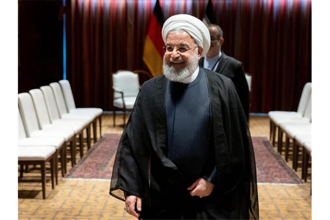 Irans Präsident Hassan Ruhani koppelt etwaige Gespräche mit Trump an Bedingungen. Foto: Kay Nietfeld