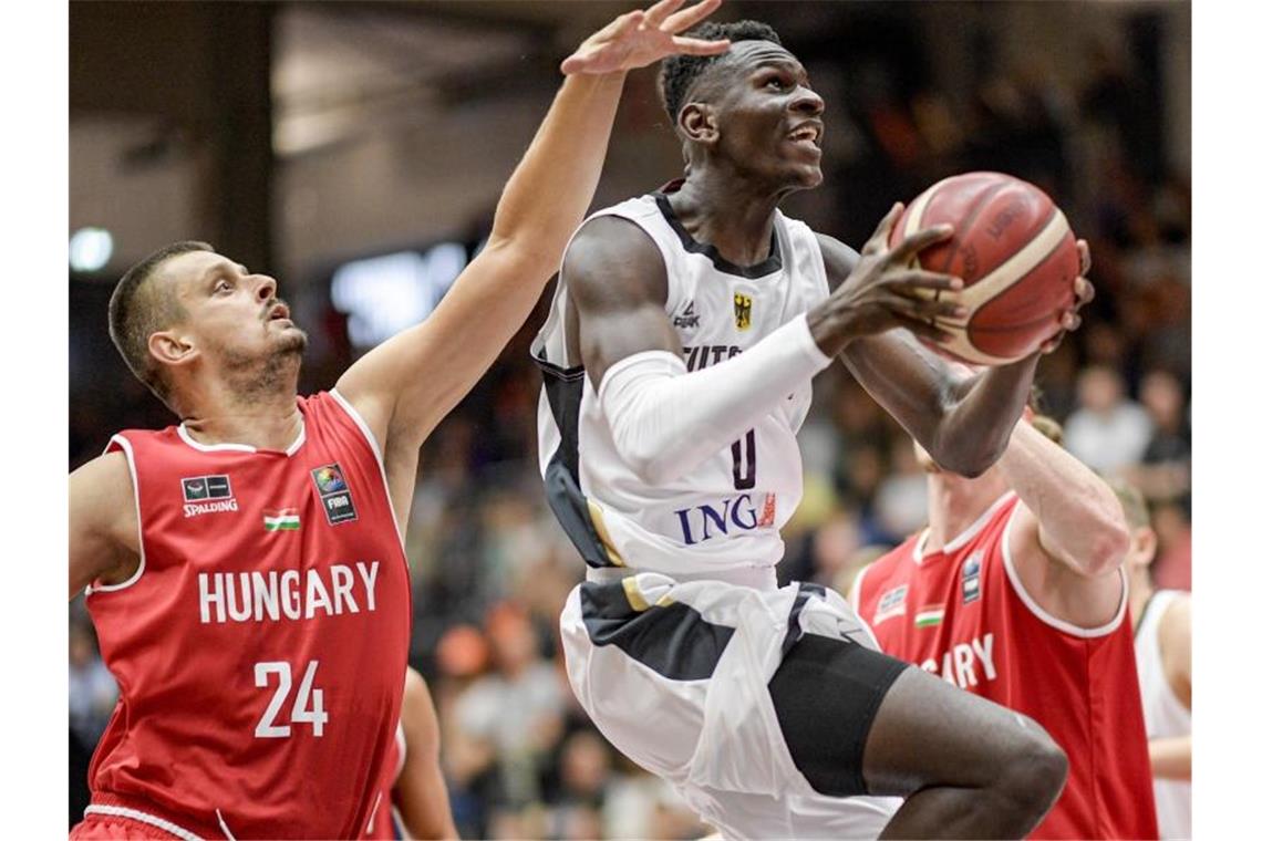 Isaac Bonga kämpft um einen Platz im deutschen WM-Kader. Foto: Axel Heimken