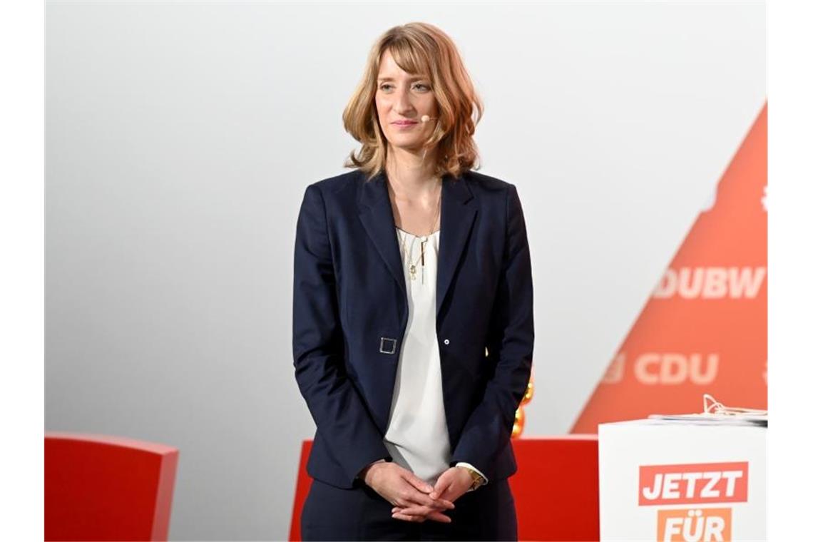 CDU-Generalsekretärin gegen Frauenquote und Gendersternchen Isabell Huber, Generalsekretärin der CDU in Baden-Württemberg. Foto: Bernd Weißbrod/dpa/Archivbild