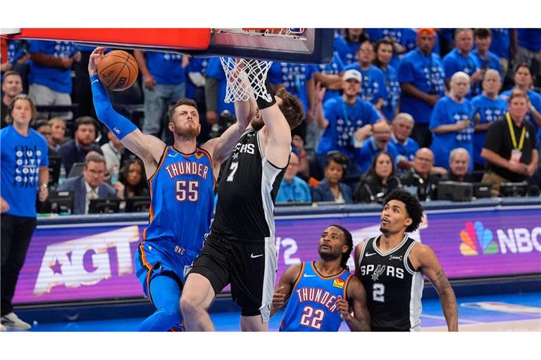 Isaiah Hartenstein konnte das Aus der Thunder nicht verhindern.