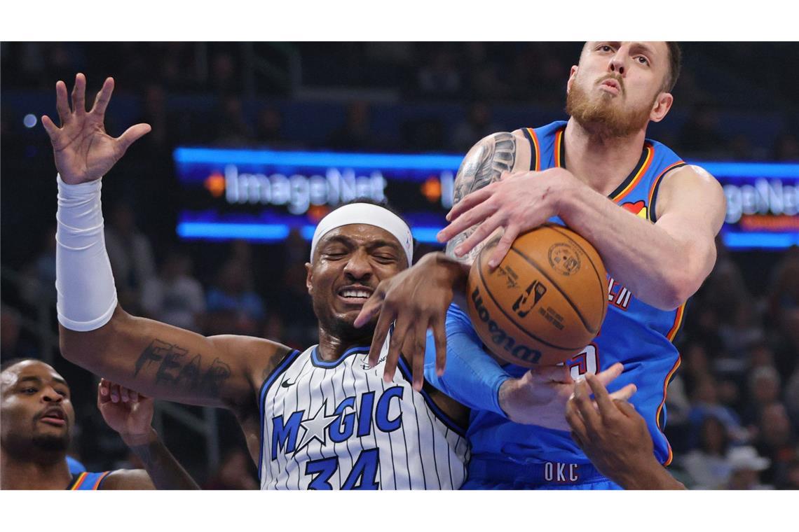 Isaiah Hartenstein schnappte sich gegen Orlando zehn Rebounds und erzielte erstmals ein Triple-Double.