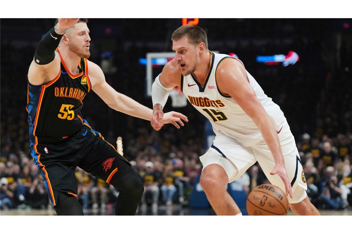 NBA-Rekord: Hartensteins Thunder schlagen in Playoffs zurück Isaiah Hartenstein und die Oklahoma City Thunder hatten die Nuggets um Nikola Jokic komplett unter Kontrolle.