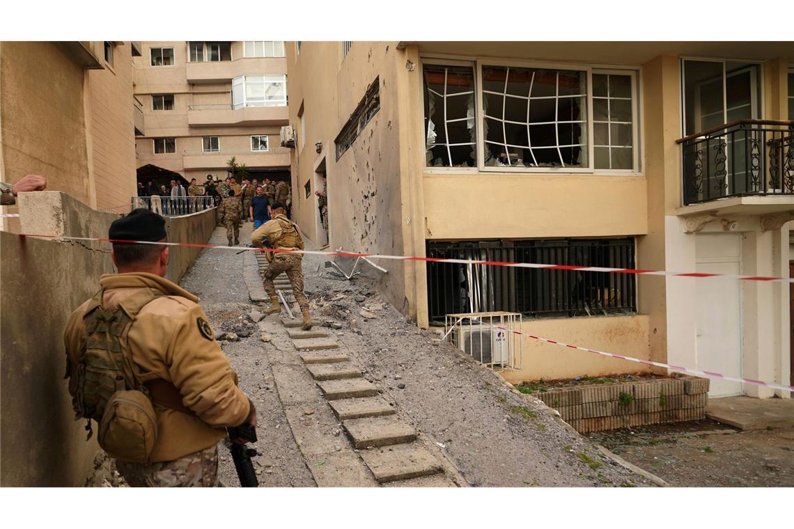 Israel greift weiter Ziele im Libanon an.