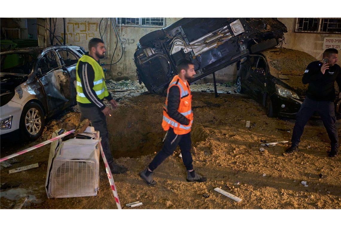 Israel sieht sich weiter Beschuss aus dem Iran ausgesetzt.