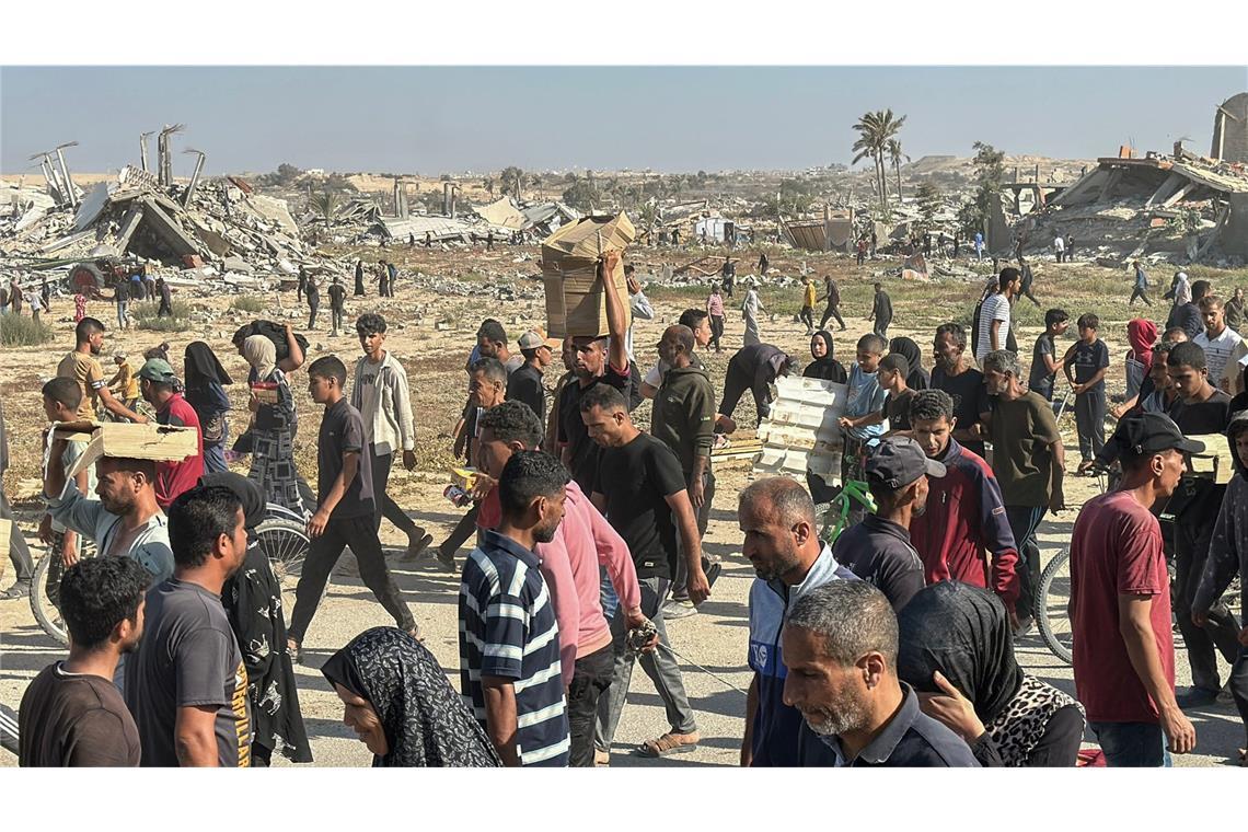 Netanjahu warnt Einwohner der Stadt Gaza: „verschwinden Sie" Israel Verteidigungsminister Israel Katz hat Medienberichten zufolge die Planung eines riesigen "Auffanglagers" für 600.000 Palästinenser angeordnet (Archivfoto).