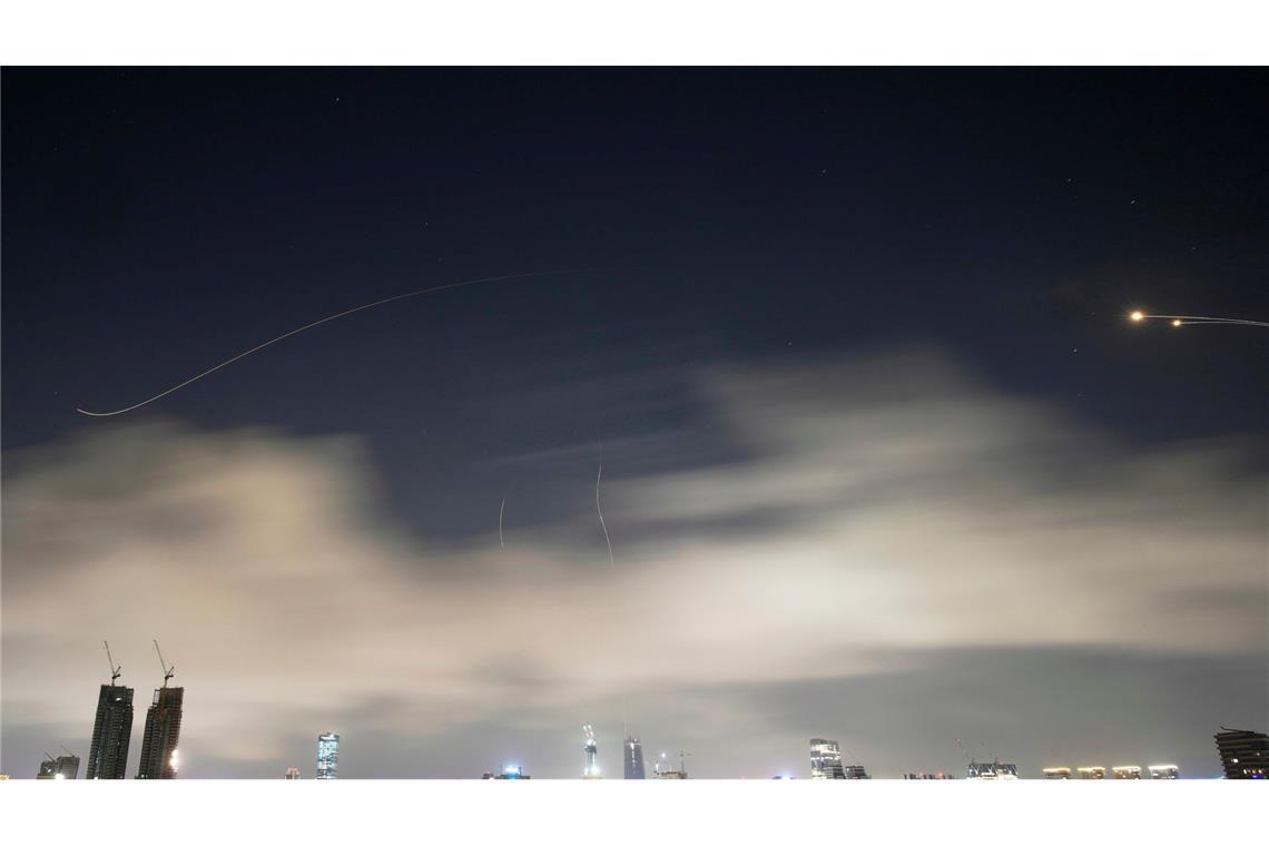 Israel wird erneut Ziel iranischer Raketen.