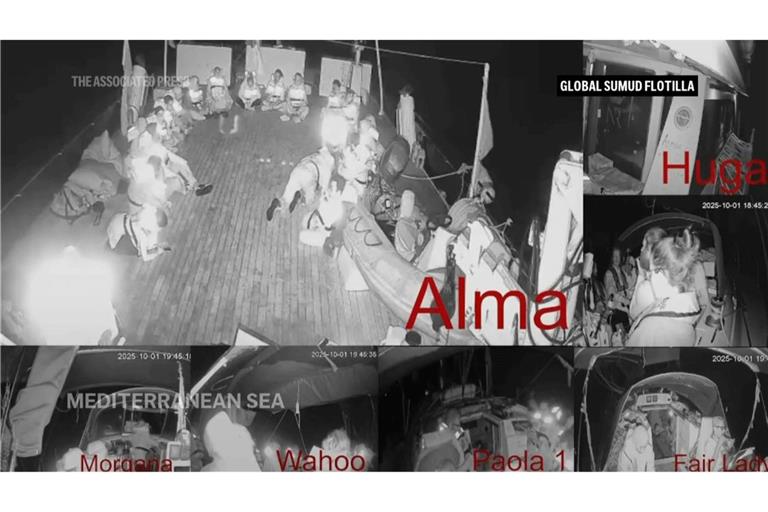 Israels Kriegsmarine hat die Gaza-Flottille gestoppt, bevor sie mit ihren Hilfsgütern den umkämpften Gazastreifen erreichen konnte.