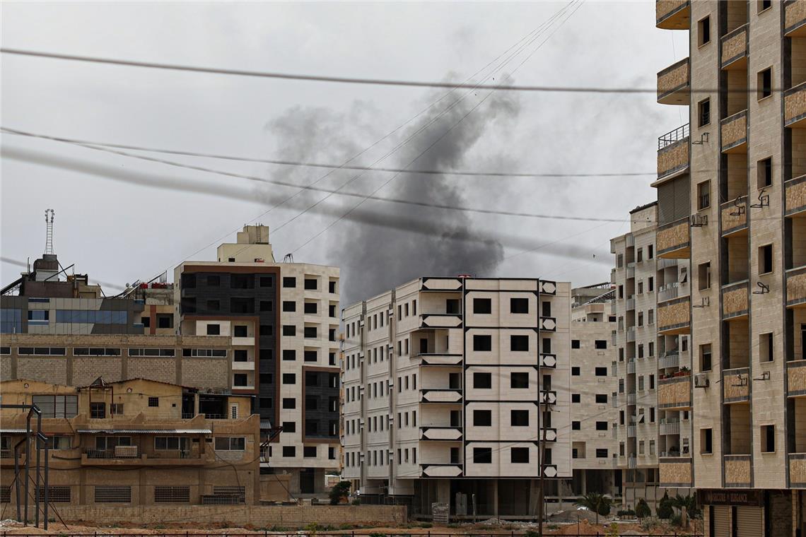 Netanjahu warnt Einwohner der Stadt Gaza: „verschwinden Sie" Israels Luftwaffe hat in Syrien mehrere Ziele in der Hauptstadt Damaskus angegriffen. (Archivbild)