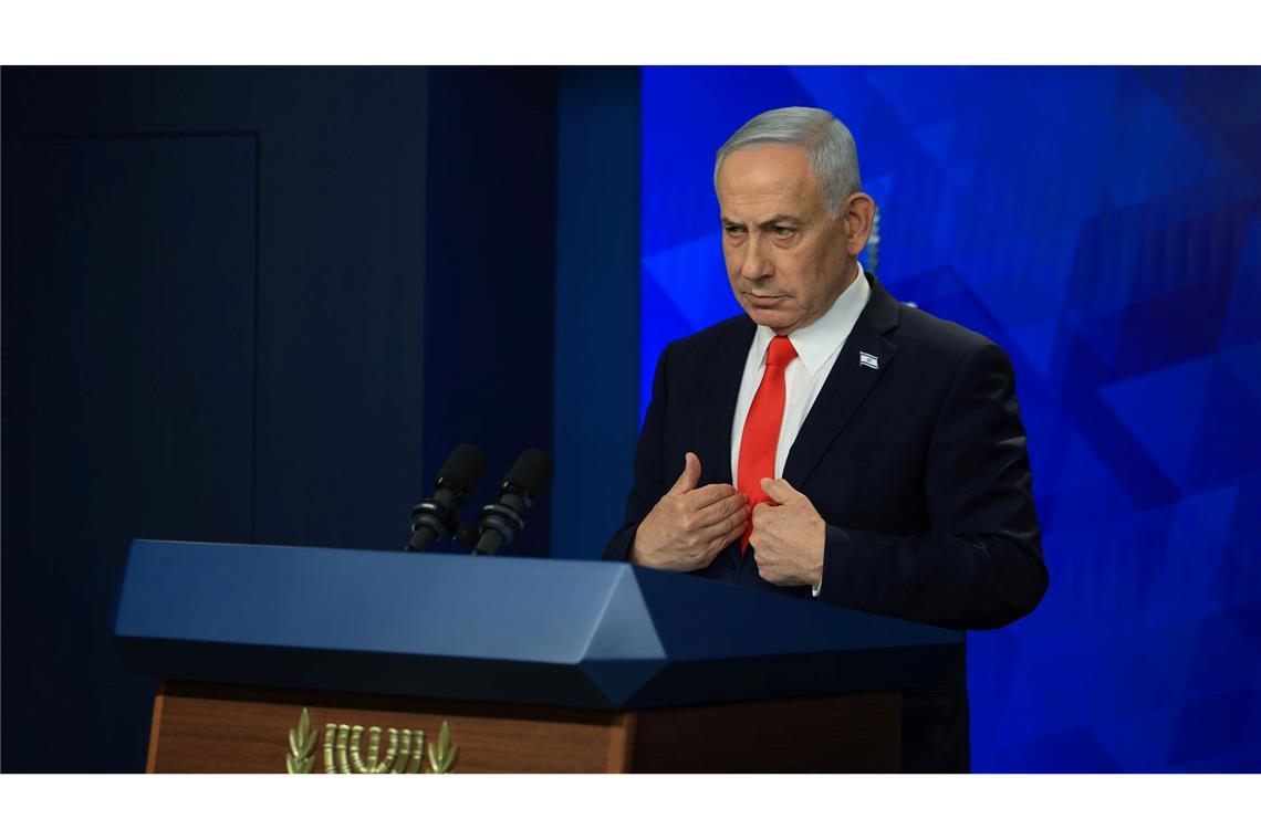Israels Ministerpräsident Netanjahu hatte bei Trump für eine härtere Linie gegenüber Teheran geworben. (Archivbild)