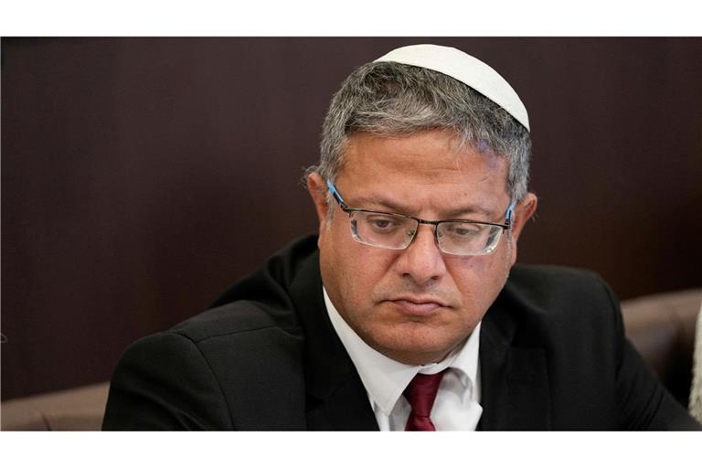 Israels Polizeiminister Itamar Ben-Gvir verfolgt den Traum von "Groß-Israel".