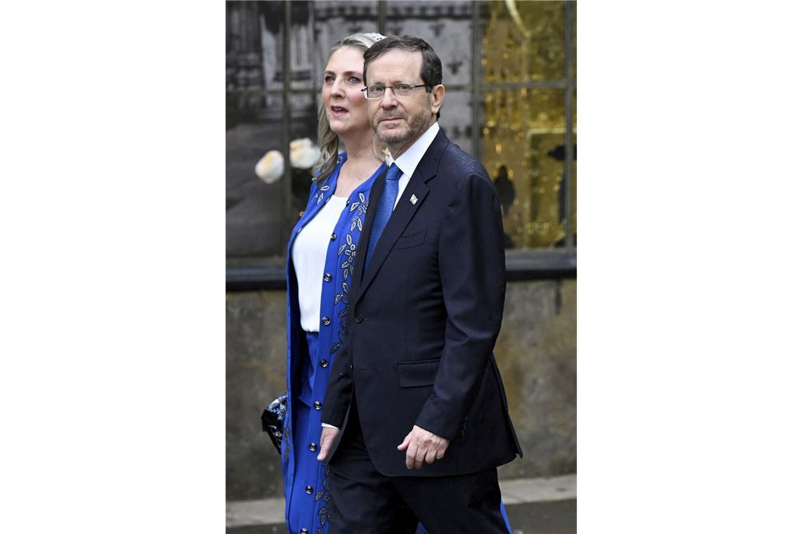 Israels Präsident Isaac Herzog und seine Frau Michal