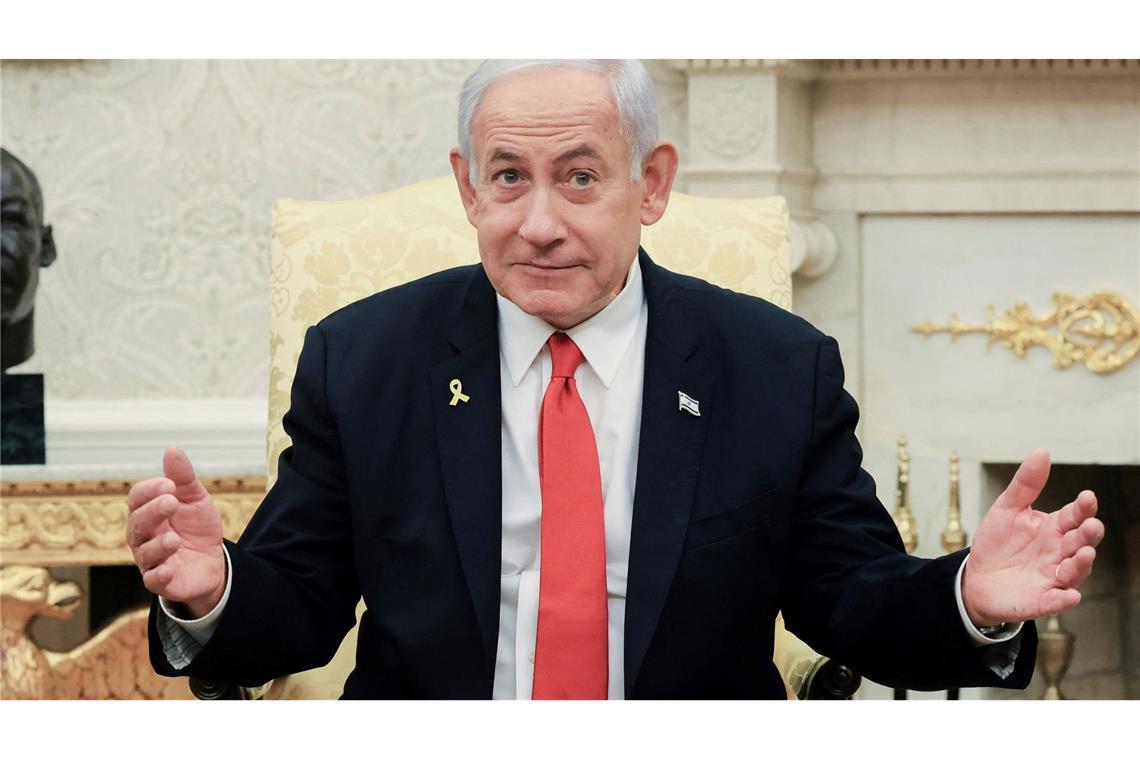 Trump kündigt Gespräche mit dem Iran an Israels Premier Netanjahu betont im Weißen Haus sein Kriegsziel.