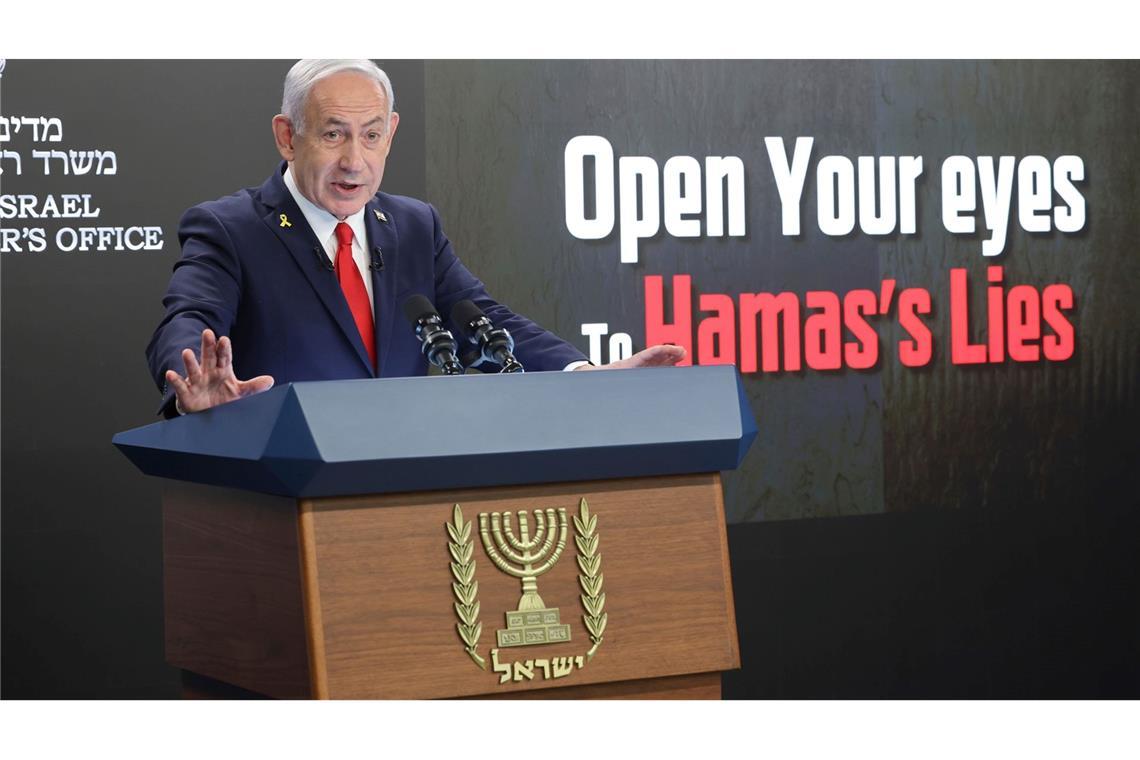 Netanjahu: Kriegsplan umfasst auch zentrale Flüchtlingslager Israels Premier Netanjahu will die letzten Hochburgen der Hamas in Gaza zerschlagen.