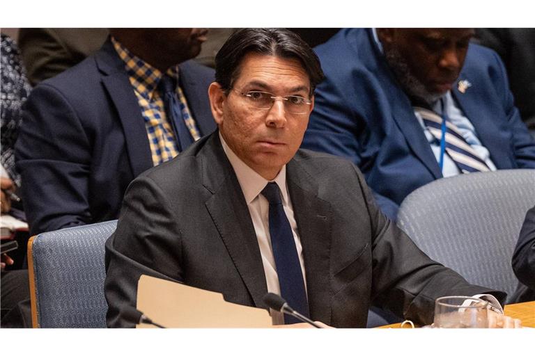 Israels UN-Botschafter Danny Danon. Die Vereinten Nationen haben Israel offenbar auf eine „schwarze Liste“ zu sexueller Gewalt in Konflikten gesetzt.