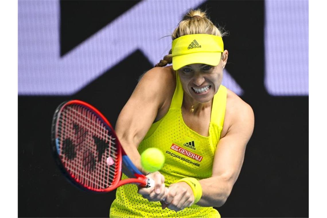Reise „anders vorgestellt“ - Kerber raus, Zverev nervenstark Ist bei den Australian Open bereits gescheitert: Angelique Kerber. Foto: Dean Lewins/AAP/dpa