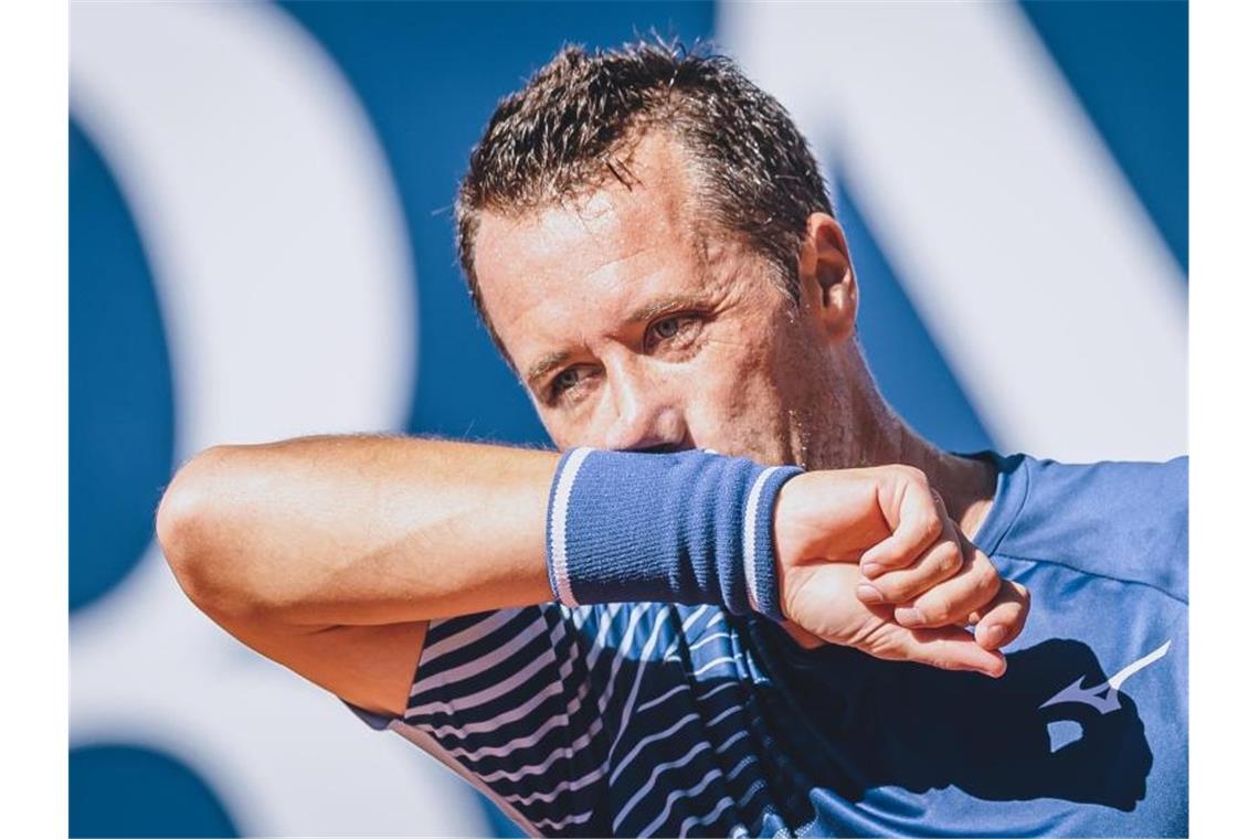 Ist bei den French Open bereits früh ausgeschieden: Philipp Kohlschreiber. Foto: Expa/Jfk/APA/dpa