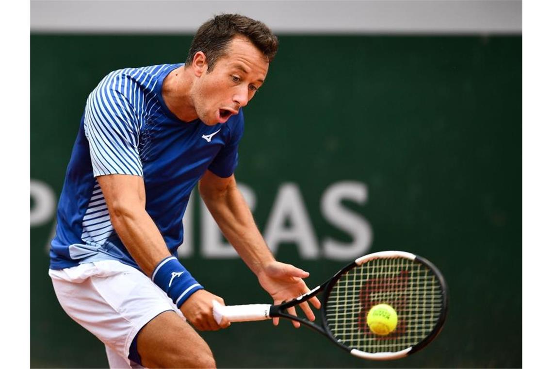 Ist bei den French Open bereits früh ausgeschieden: Philipp Kohlschreiber. Foto: Anne-Christine Poujoulat/AFP/dpa