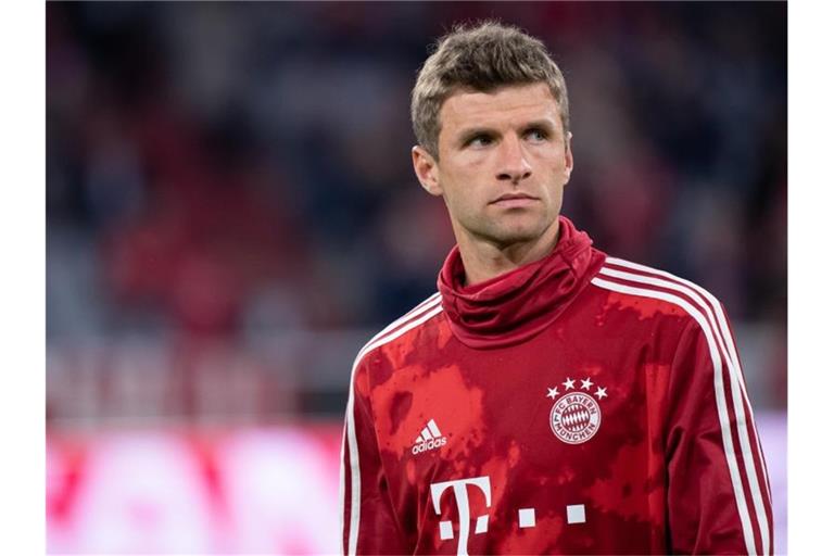 Ist beim FC Bayern mit seiner Reservistenrolle unzufrieden: Thomas Müller. Foto: Sven Hoppe/dpa