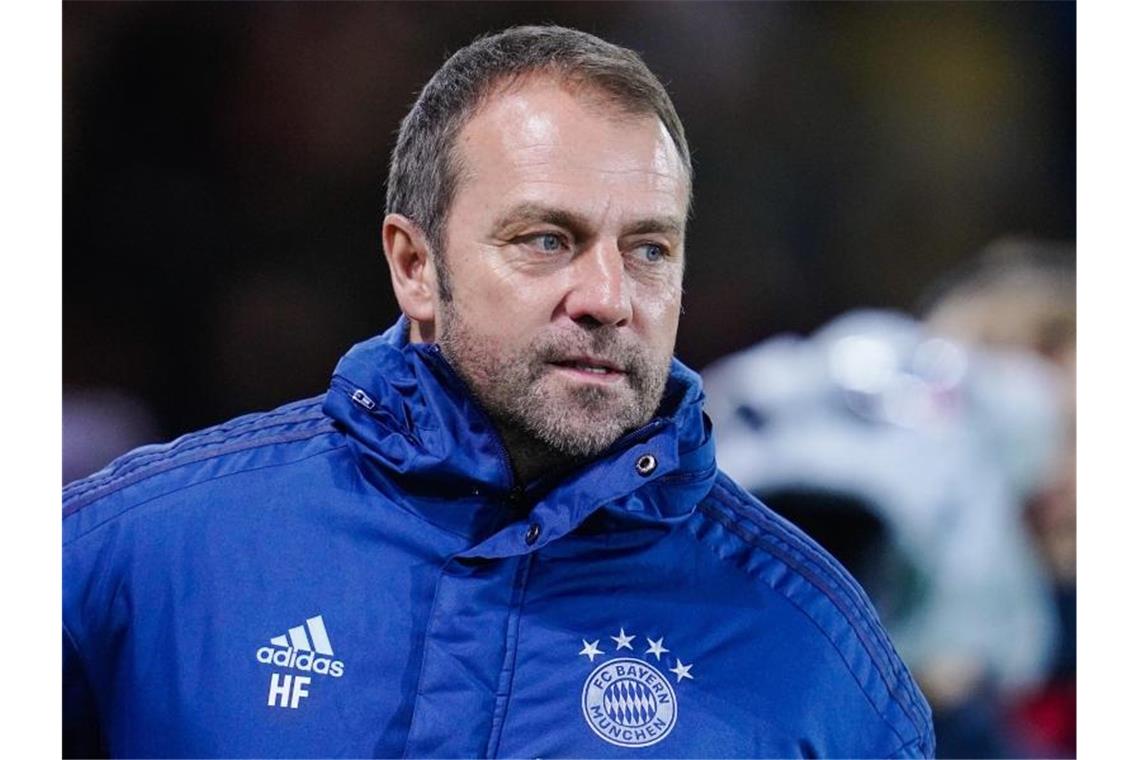 Flicks Vorstellungskraft: Kein Zurück als Bayern-Assistent Ist beim FC Bayern München zum Cheftrainer aufgestiegen: Hansi Flick. Foto: Uwe Anspach/dpa
