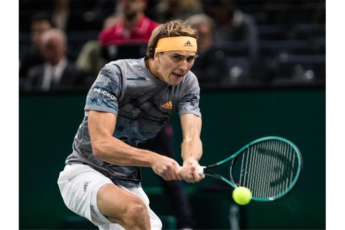 Ist beim Masters-Turnier in Paris ausgeschieden: Alexander Zverev. Foto: Aurelien Morissard/XinHua/dpa