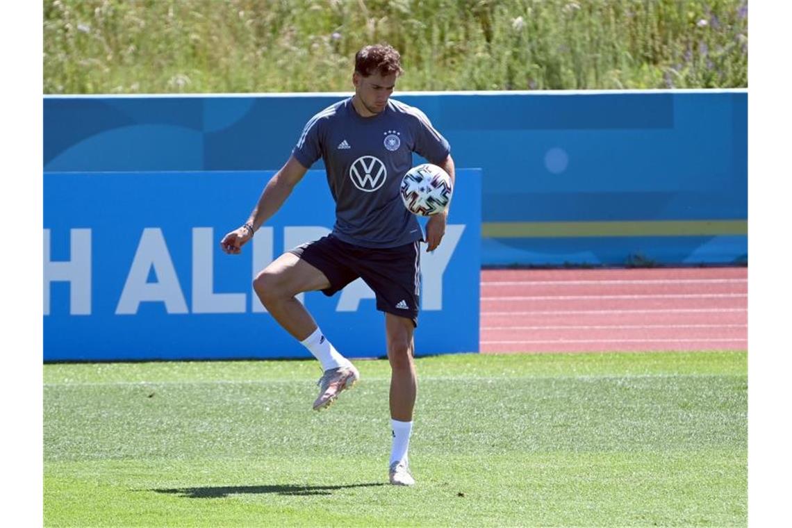 Helfer in der Not: Goretzka kämpft für den EM-Kaltstart Ist bereit für seinen EM-Einsatz: Leon Goretzka. Foto: Federico Gambarini/dpa