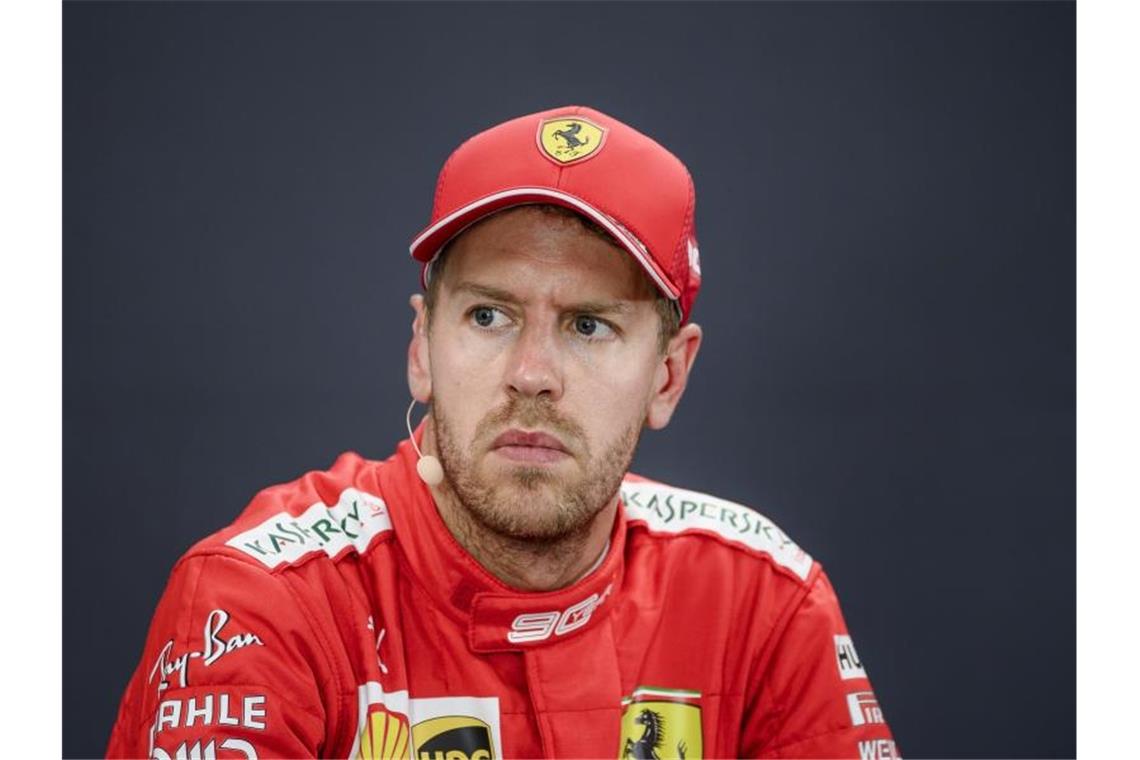 Ist derzeit nicht nach Lächeln: Sebastian Vettel. Foto: Nicolas Lambert/BELGA