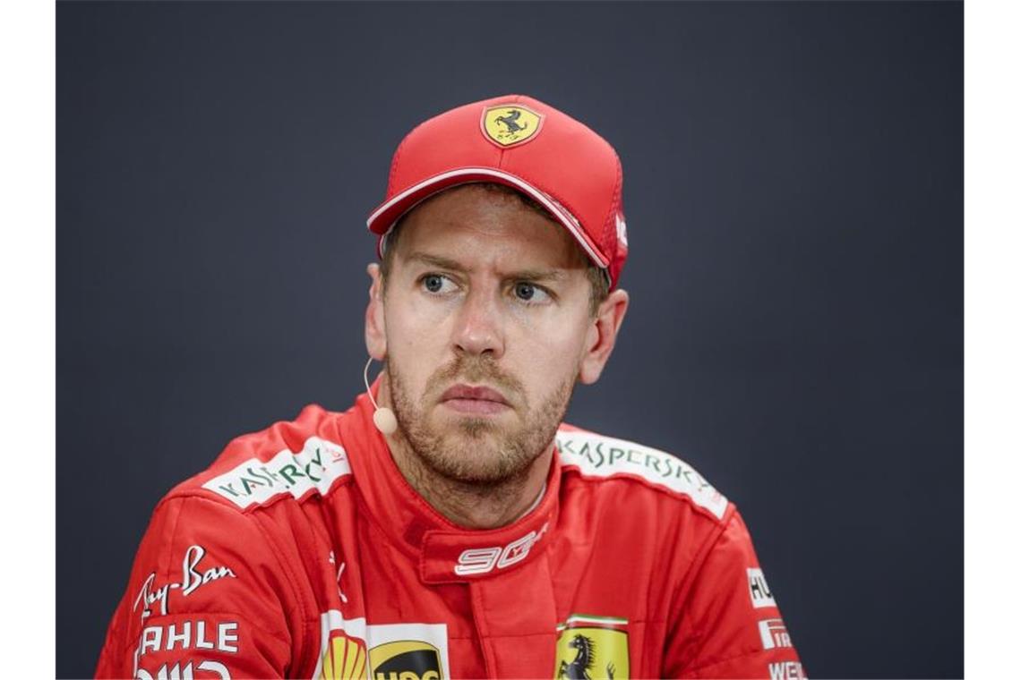Vettel verzweifelt am neuen Ferrari-Liebling Ist derzeit nicht nach Lächeln: Sebastian Vettel. Foto: Nicolas Lambert/BELGA