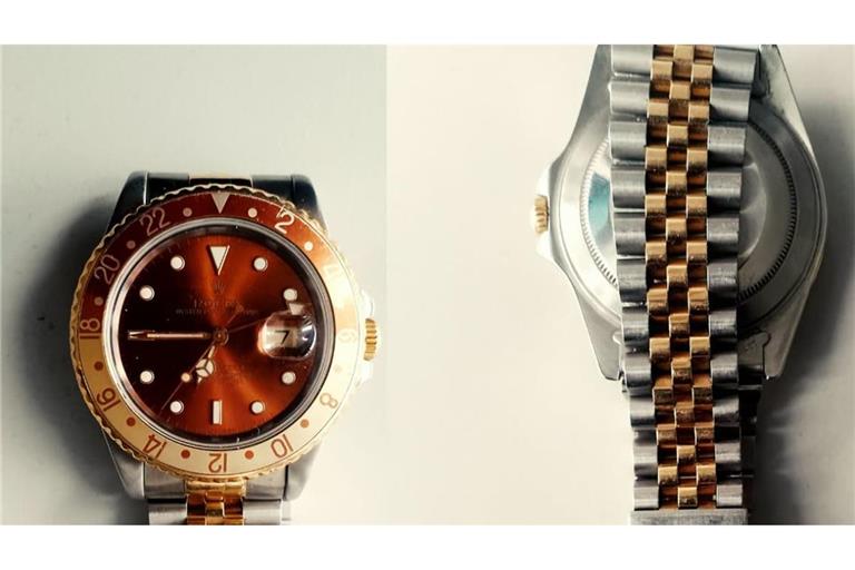 Ist diese Uhr bei einem Trickdiebstahl entwendet worden? Die Polizei Ludwigsburg sucht den Besitzer der Luxusuhr.