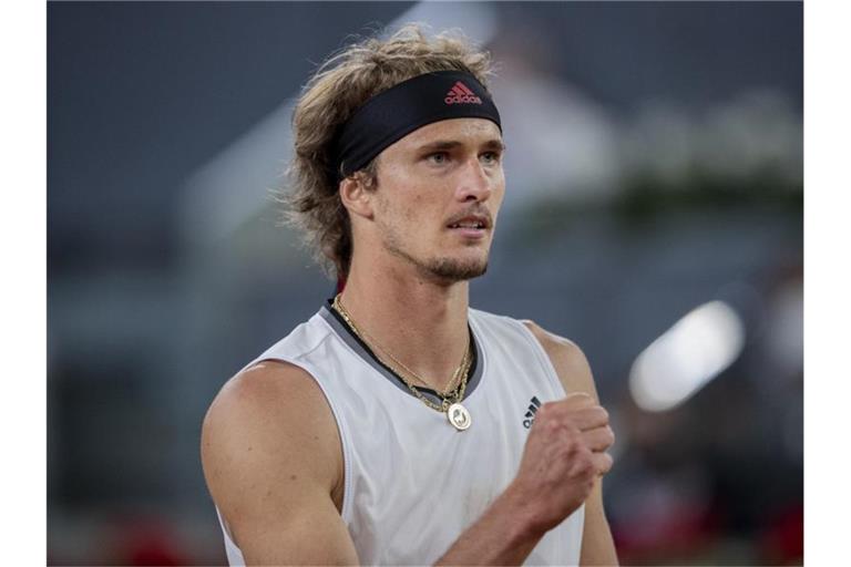 Ist drei Wochen vor den French Open in Topform: Alexander Zverev. Foto: Bernat Armangue/AP/dpa