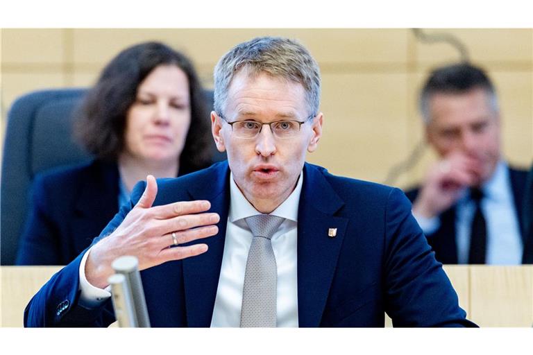 Ist für ein AfD-Verbotsverfahren: Ministerpräsident von Schleswig-Holstein, Daniel Günther (CDU).