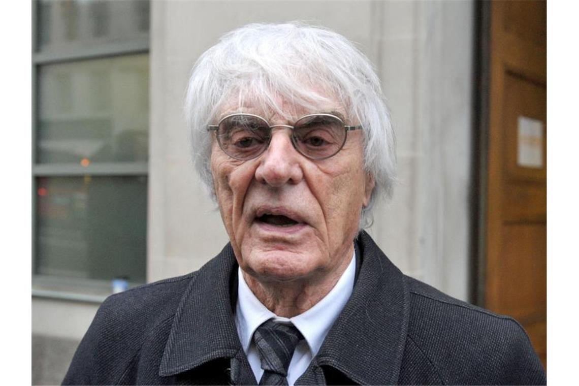 Ist für ein vorzeitiges Saisonaus der Formel 1: Bernie Ecclestone. Foto: Nick Ansell/PA Wire/dpa