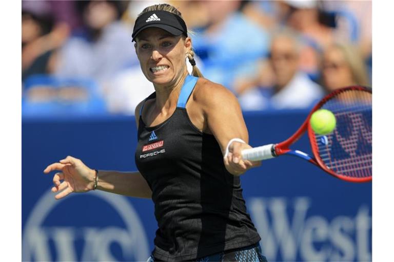 Ist im Halbfinale von Cincinnati ausgeschieden: Angelique Kerber. Foto: Aaron Doster/AP/dpa